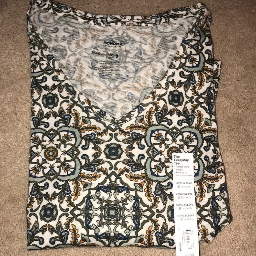 🔴LAST CHANCE 🔴 NWT Sonoma the everyday tee S